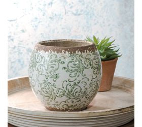 6" Green Heirloom Pot