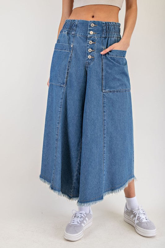 Denim Culottes