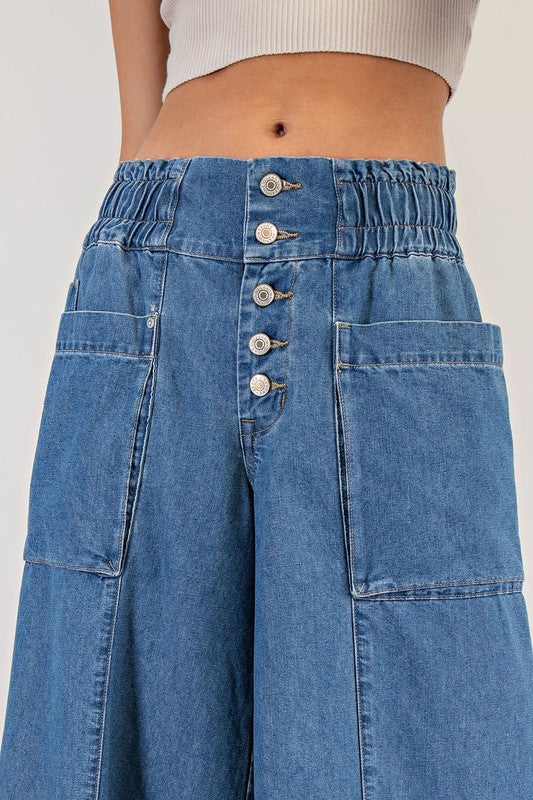 Denim Culottes