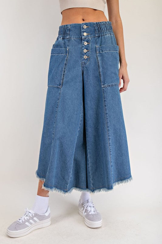 Denim Culottes