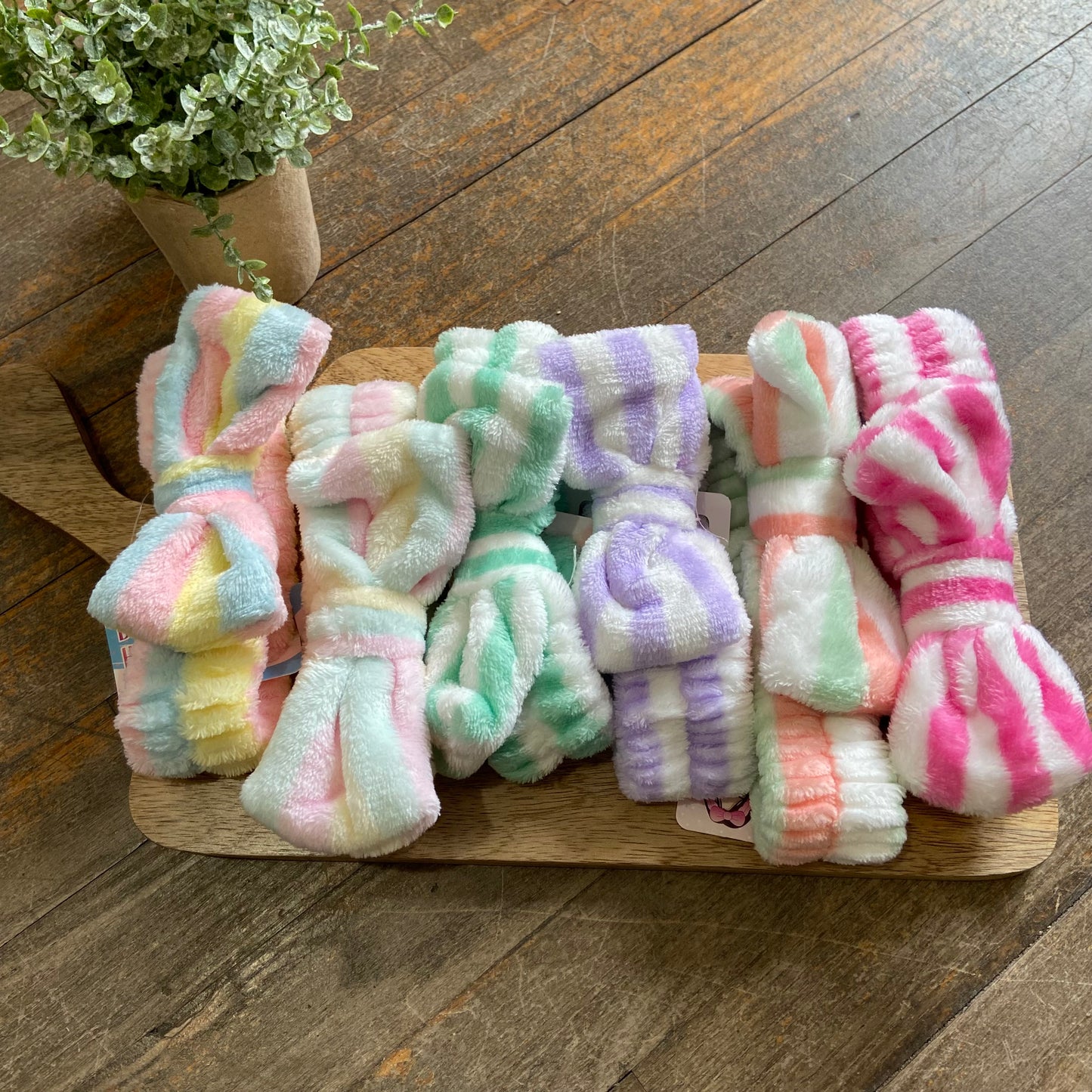 Striped Bow Bands