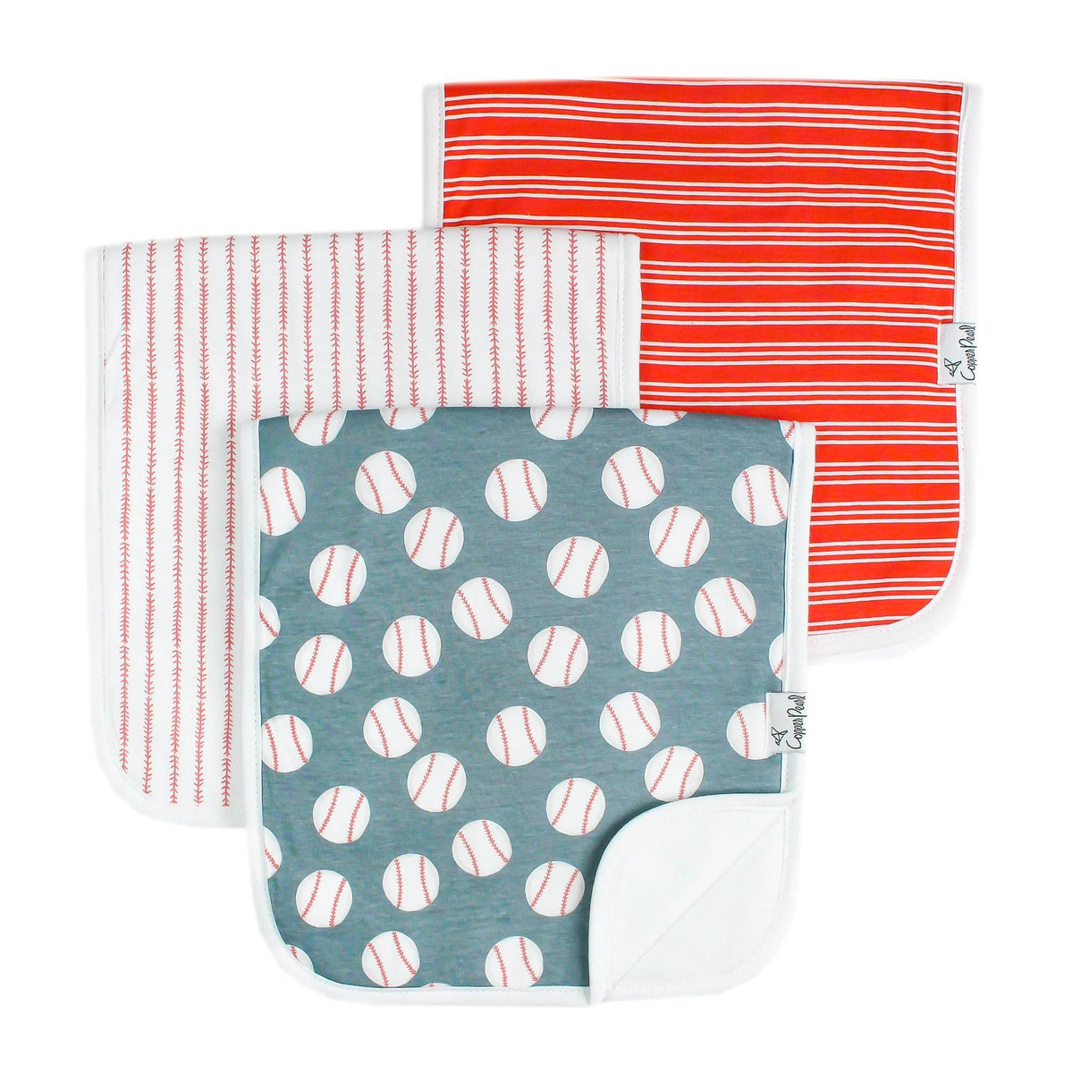Copper Pearl Burp Cloths Set