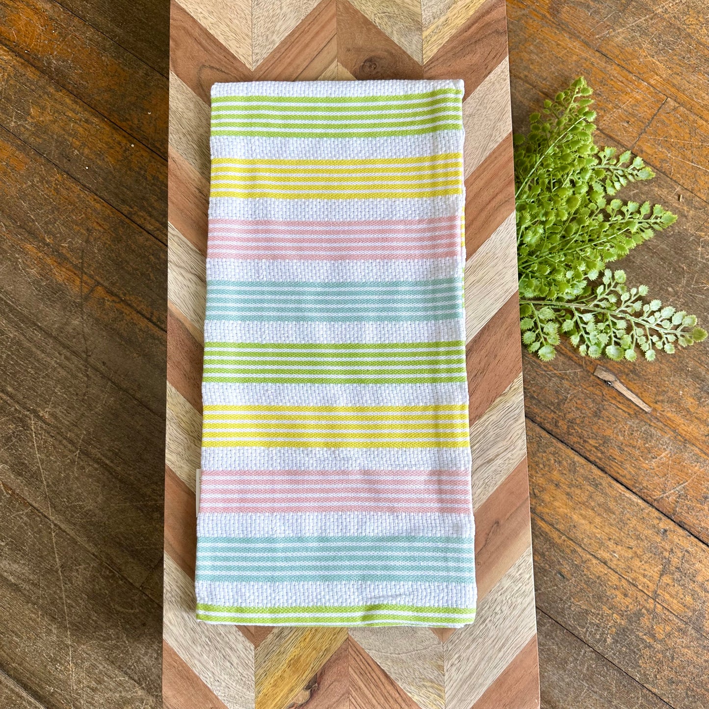 Springtime Stripe Hand Towel