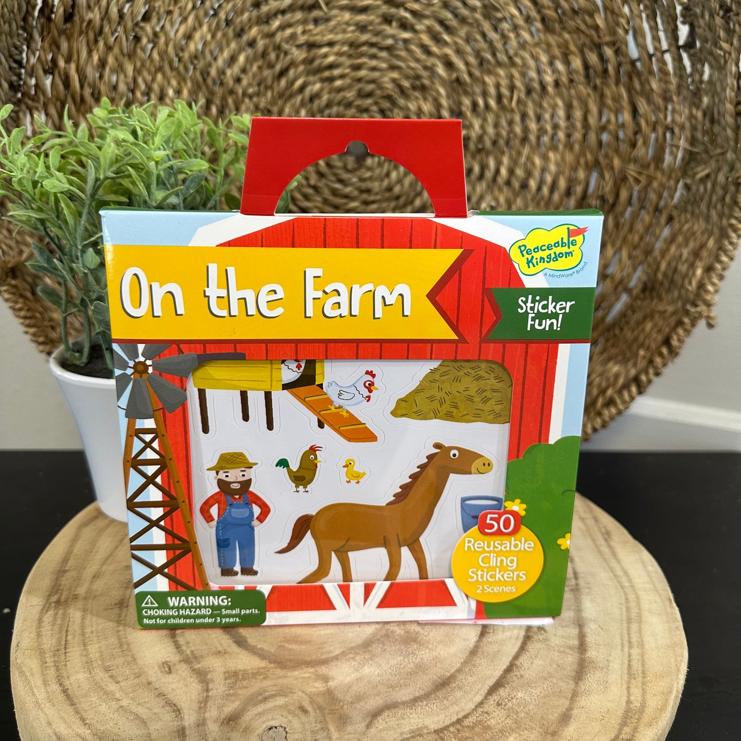 Farm Reusable Sticker Tote
