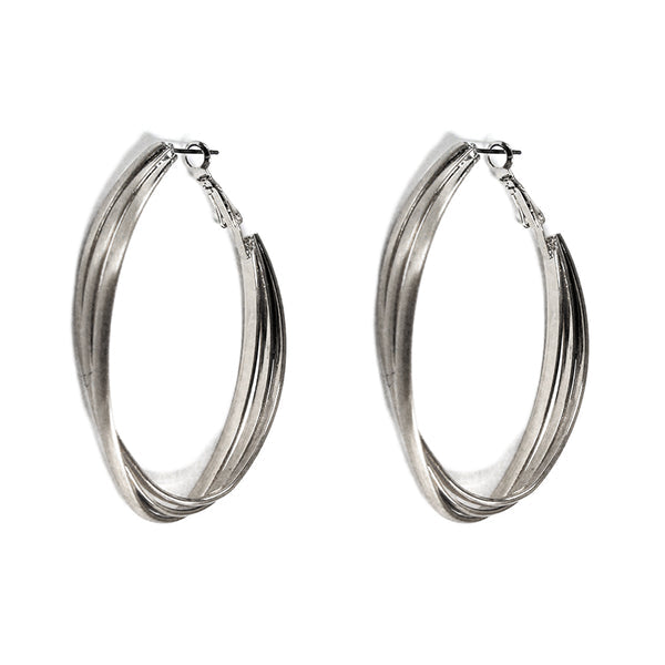 Twisted Hoop Earrings