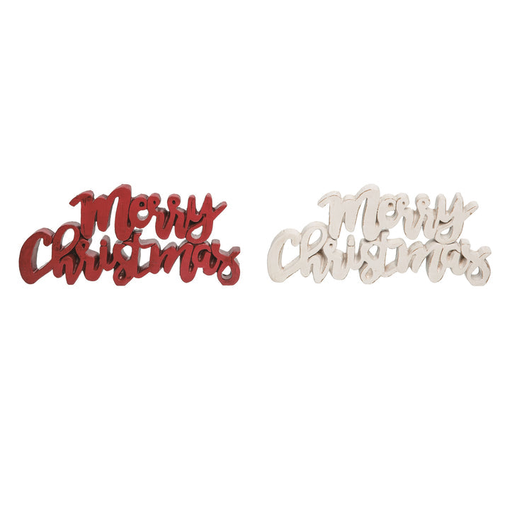 Merry Christmas Word Sign