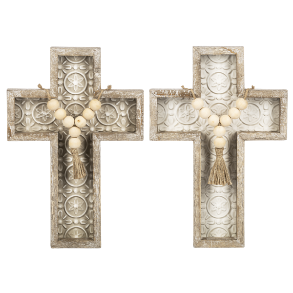 Bead Tassel Cross