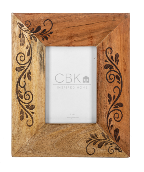 Carve Leaf Frame 4x6