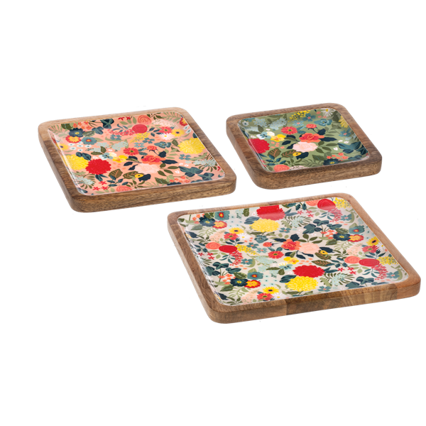 Floral Server Trays