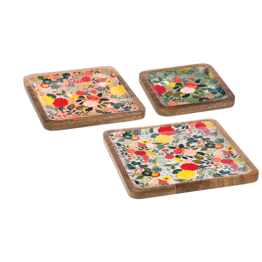 Floral Server Trays