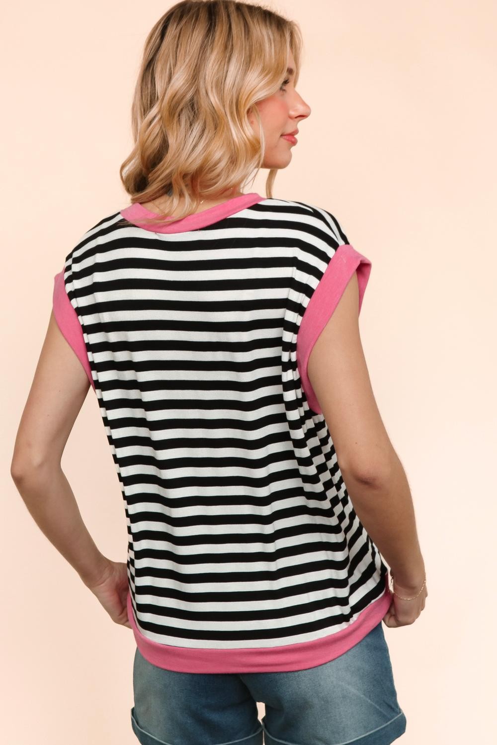 Stripe Knit Top