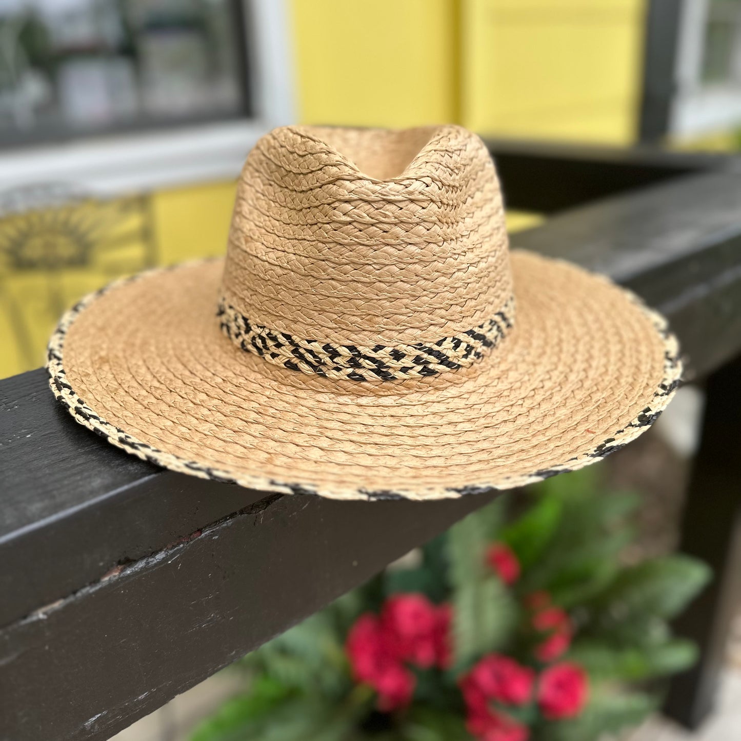 Banded Woven Fedora