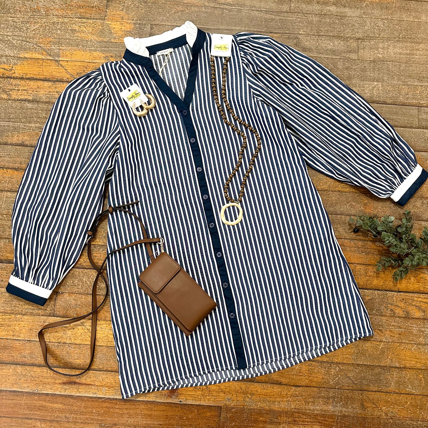 Stripe Shift Dress