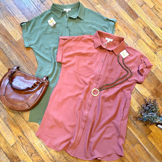 Drop Shoulder Dress