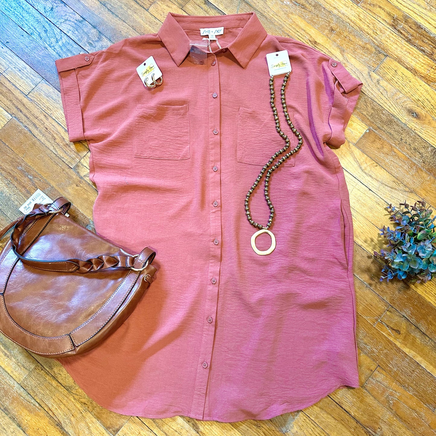 Drop Shoulder Dress