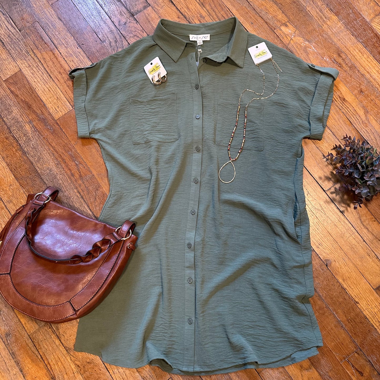 Drop Shoulder Dress
