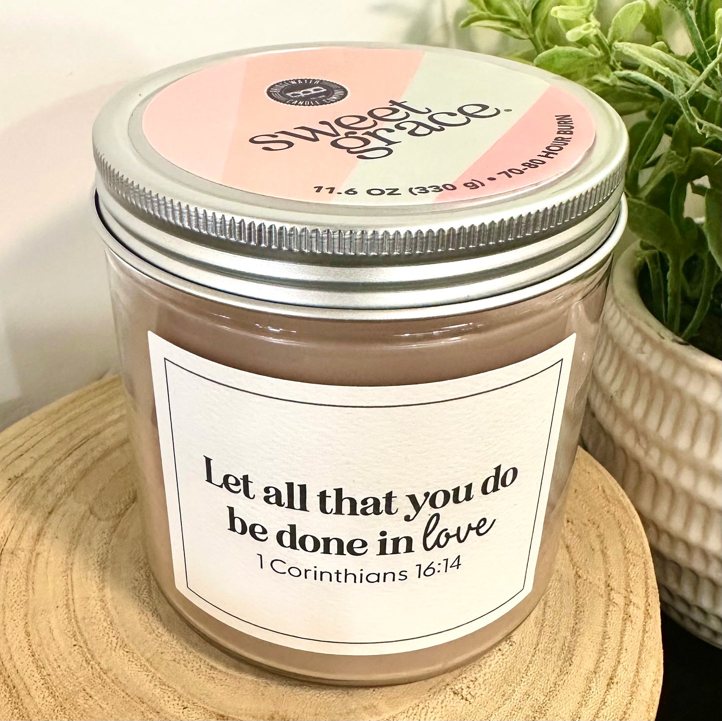 Sweet Grace Bible Collection Candle
