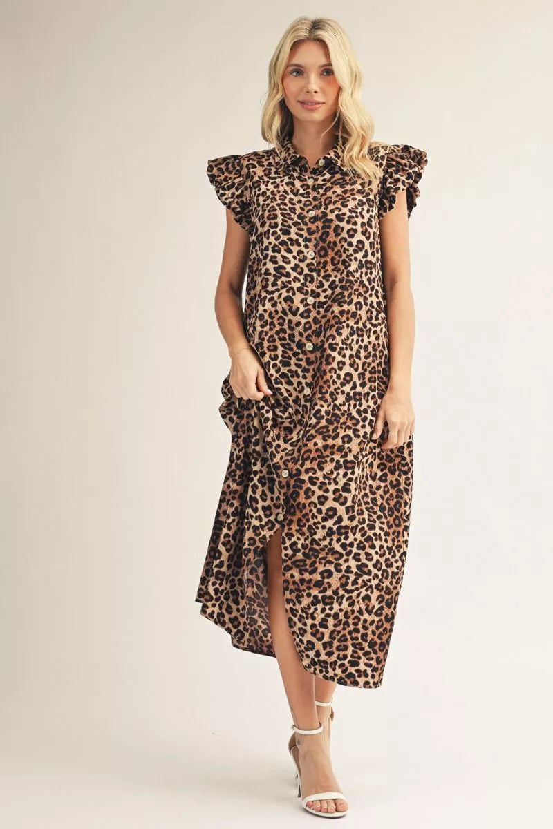 Leopard Midi Dress