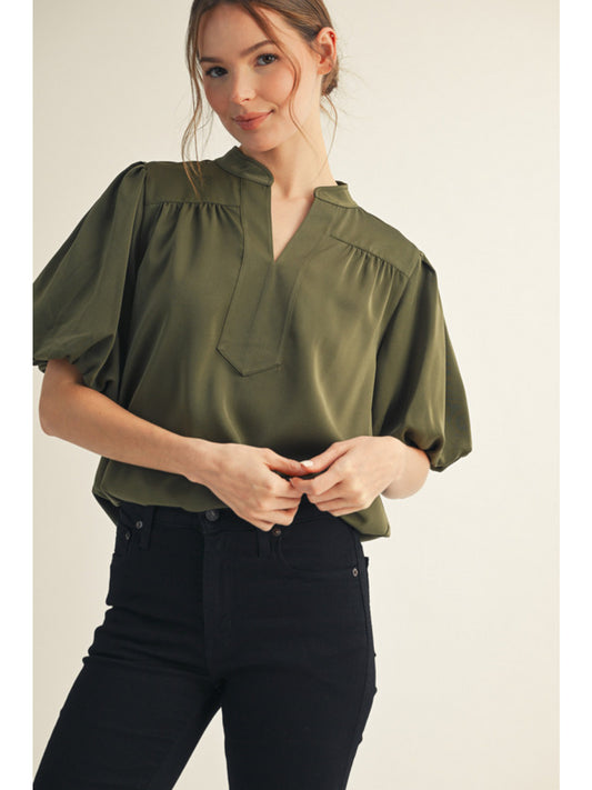 Mock Neck Top