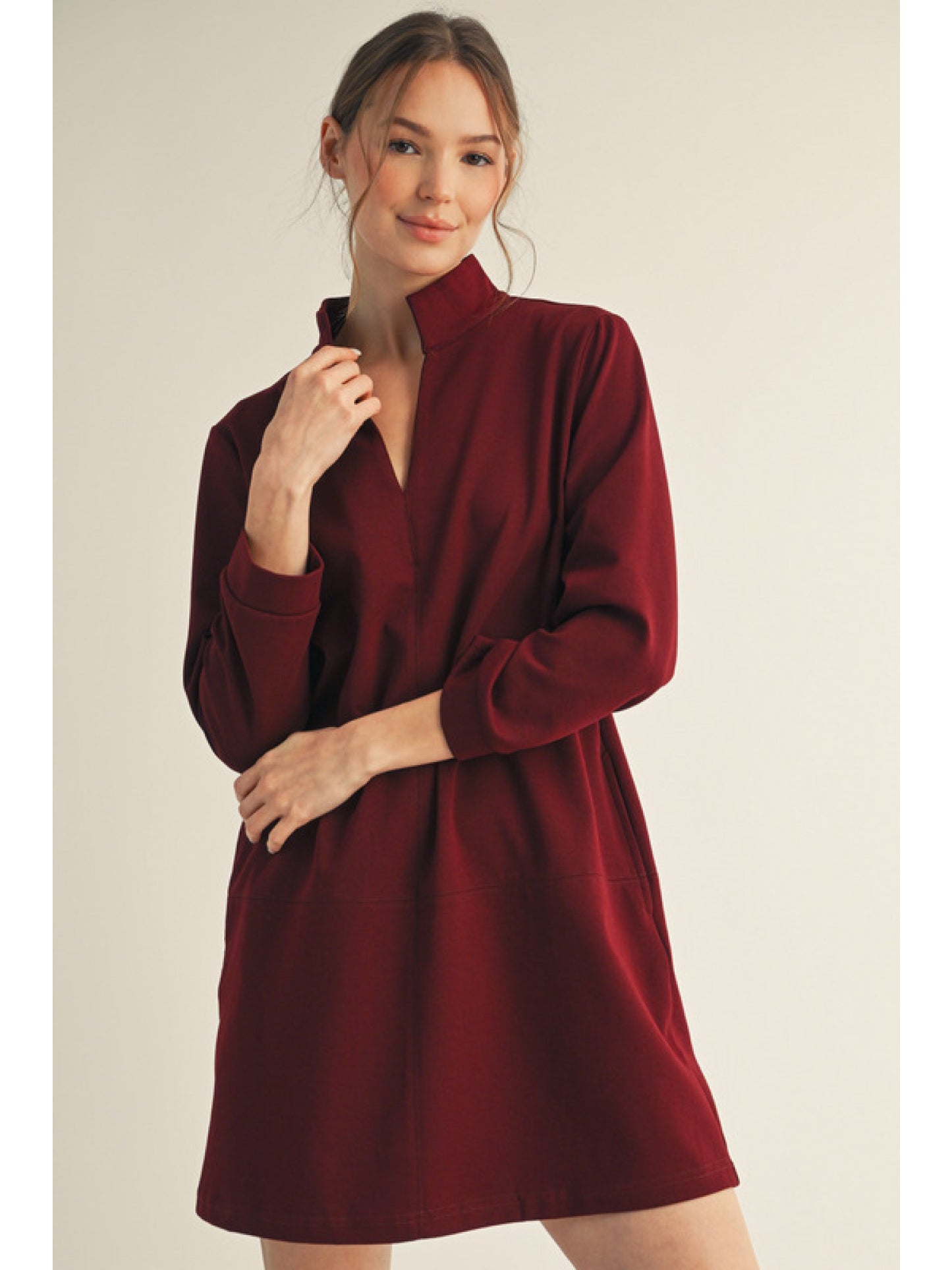 Collared Shift Dress