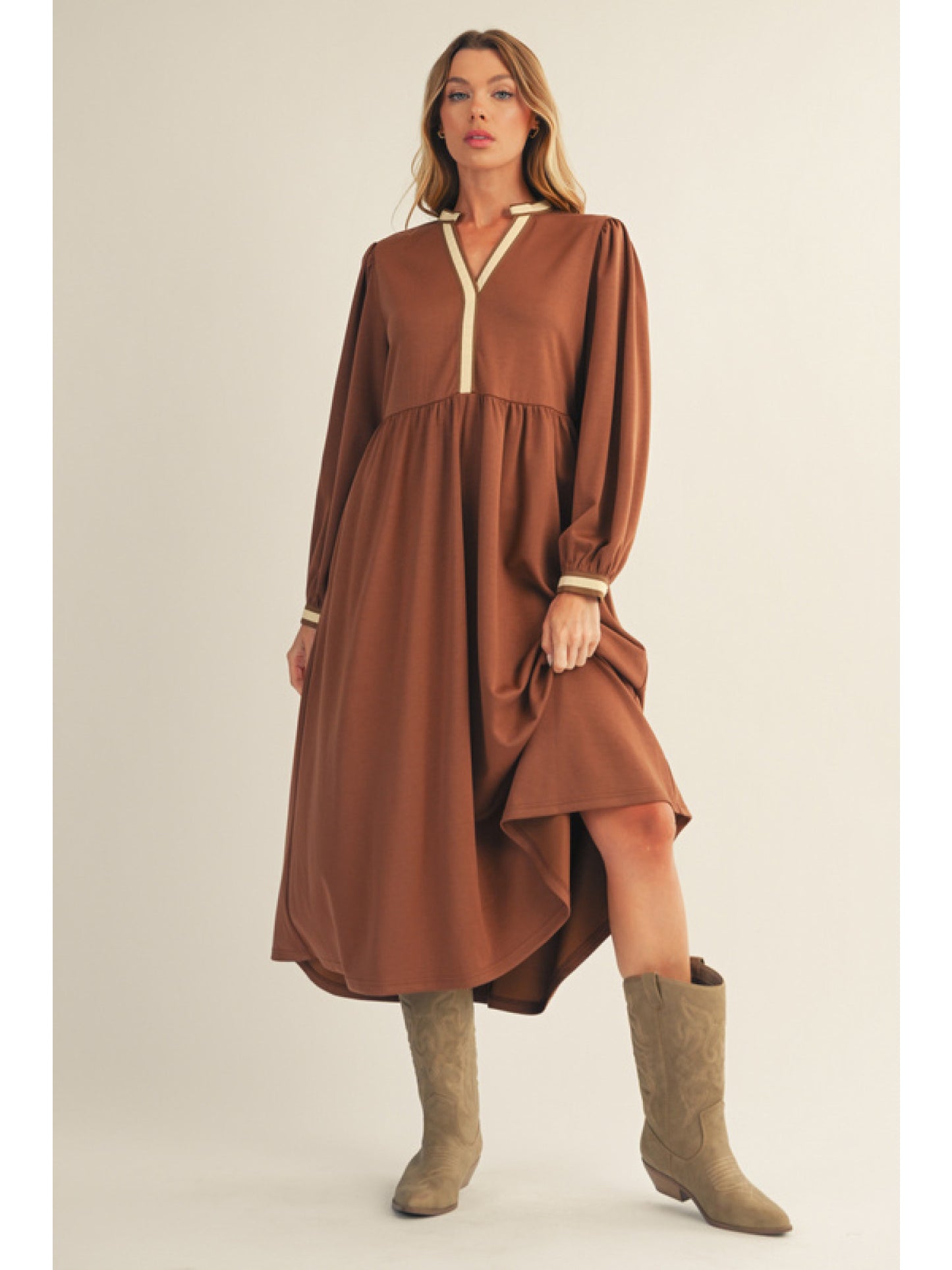 Mocha Midi Dress