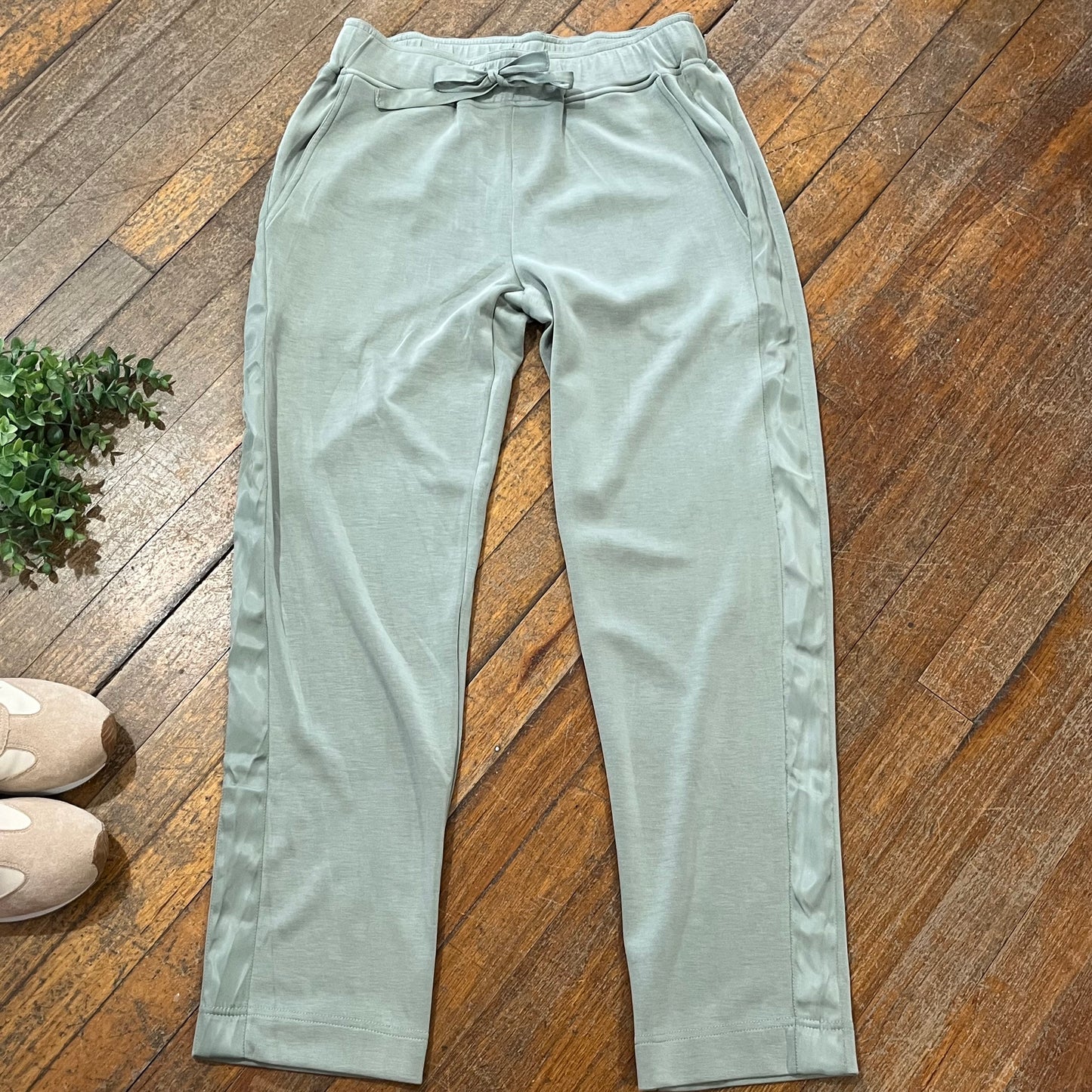 Satin Trim Lounge Pants