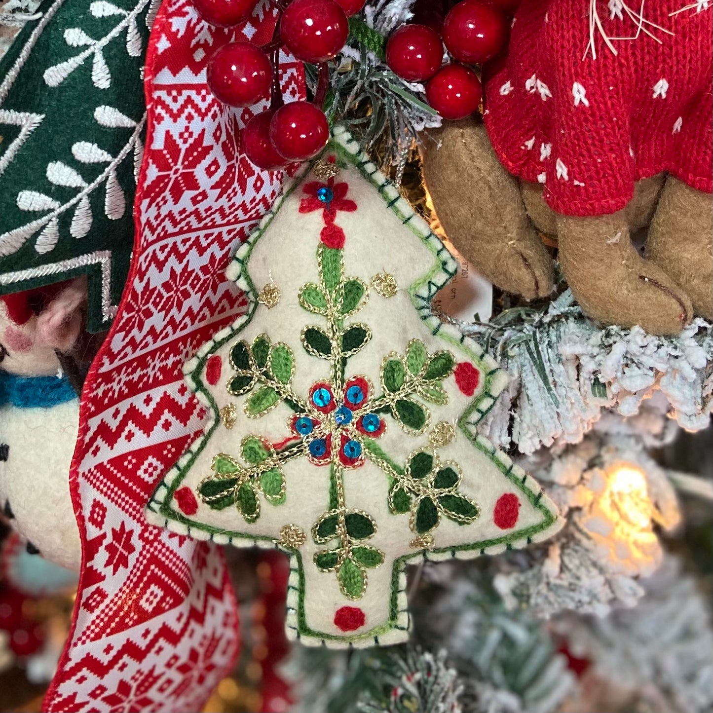 Wool Tree Ornament