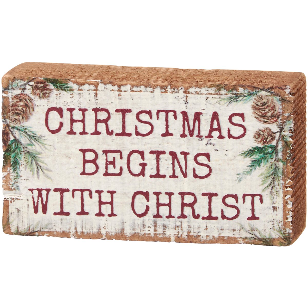 Begins With Christ Block