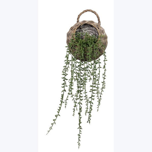Rattan Basket with Stems