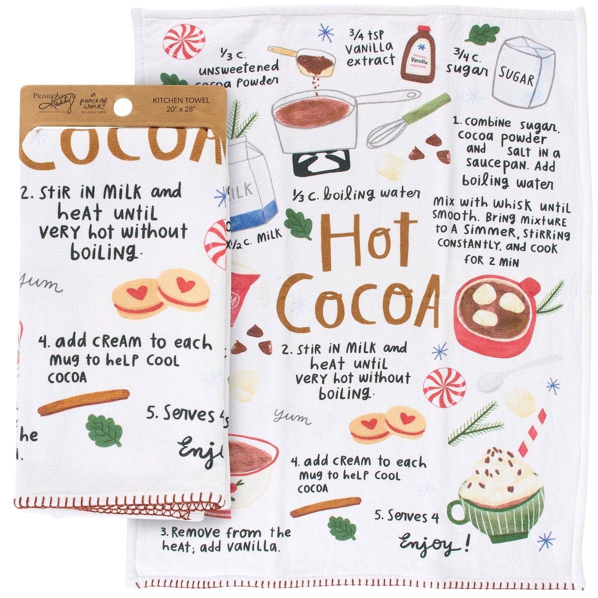 Hot Cocoa Kitchen Towel
