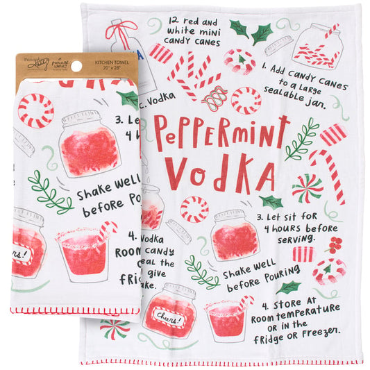 Peppermint Vodka Kitchen Towel