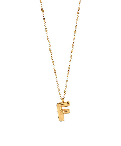Balloon Initial Necklace