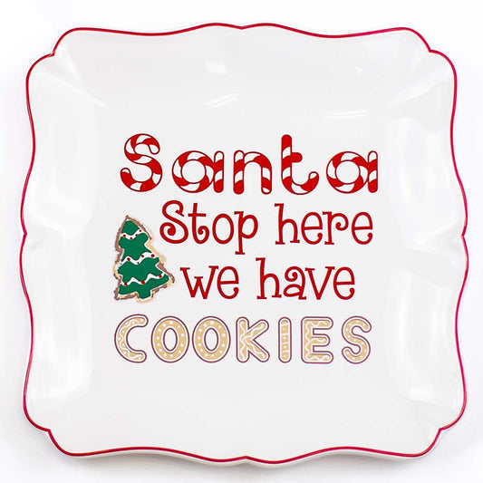 Santa Cookie Platter