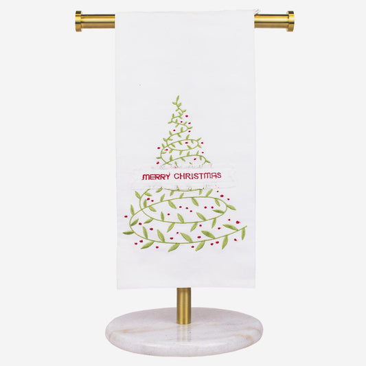 Merry Christmas Vine Towel