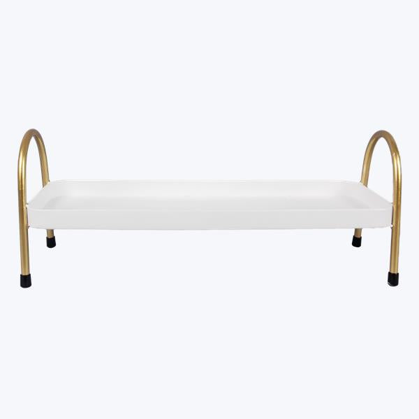 White and Gold Tray