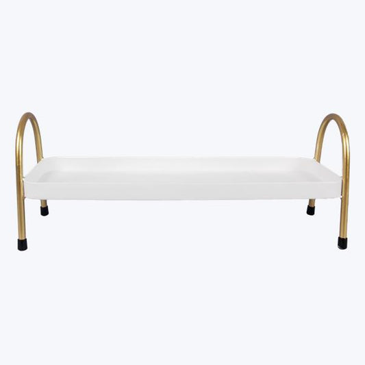 White and Gold Tray