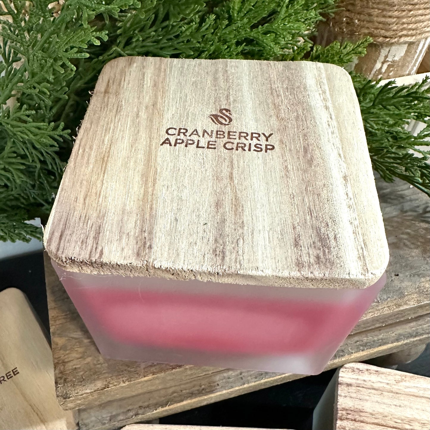 Swan Creek Frosted Glass Candle