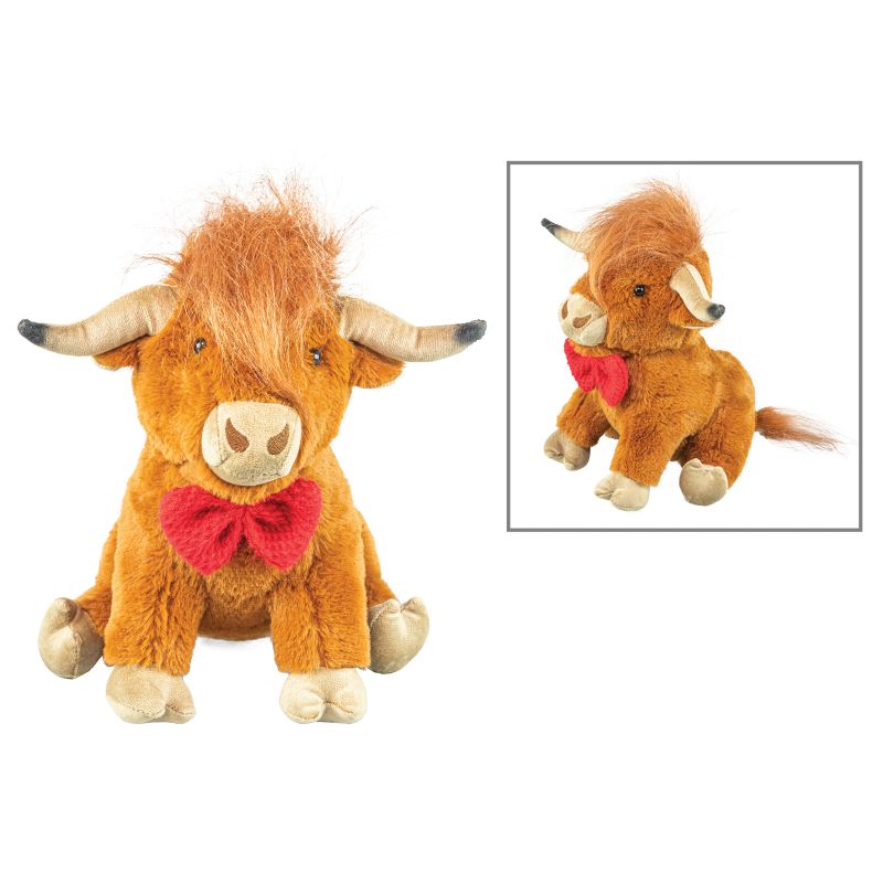 Highland Cow Tabletop Plush