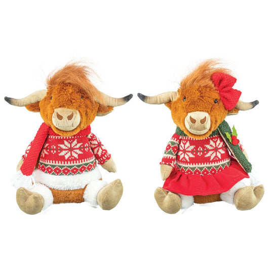 Small Highland Cow Sitter