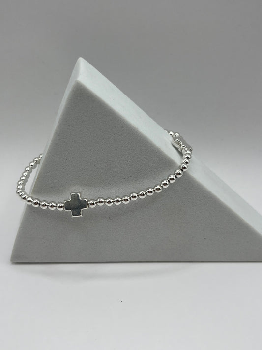 enewton Signature Cross Sterling 3mm Bracelet- Sterling