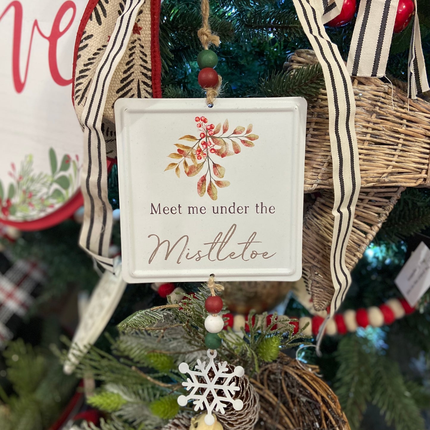 Wood Design Ornament