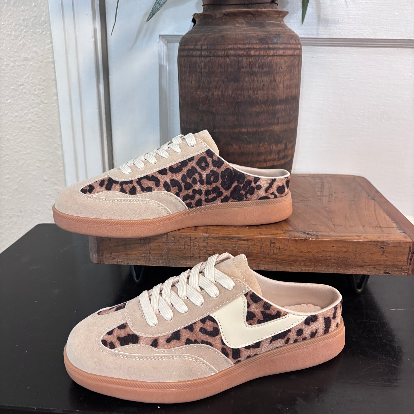 Leopard Print Slip-On Sneaker