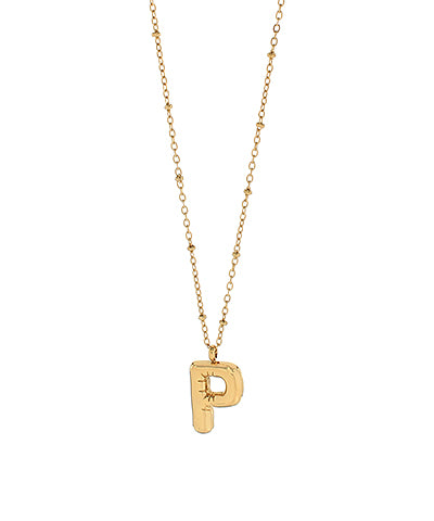Balloon Initial Necklace