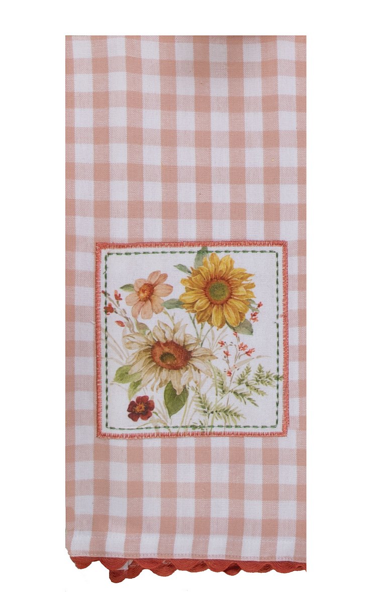 Sunflower Whispers Tea Towel