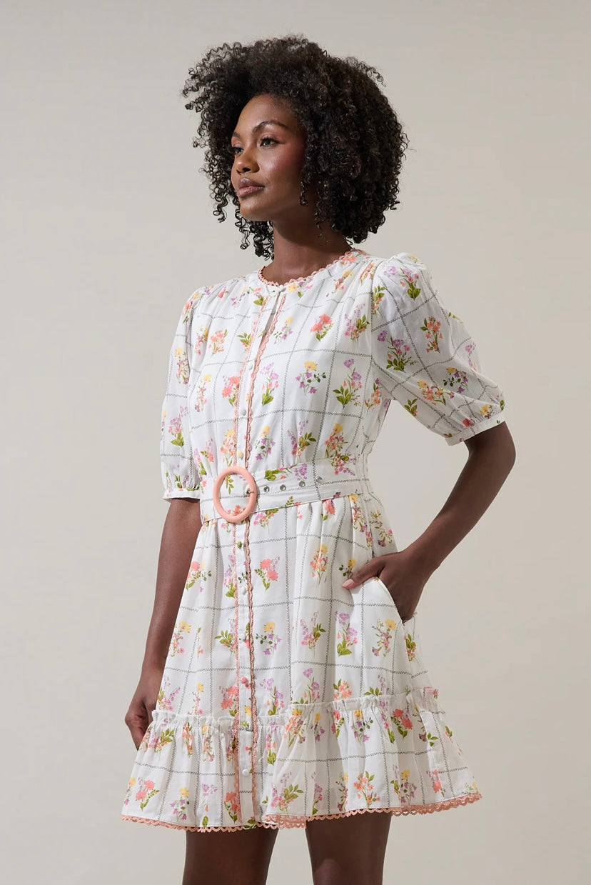 Floral Button Down Dress