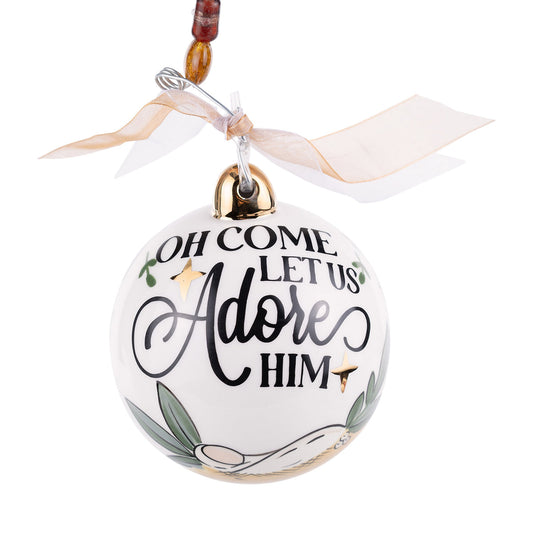 Come Let Us Adore Him Ornament