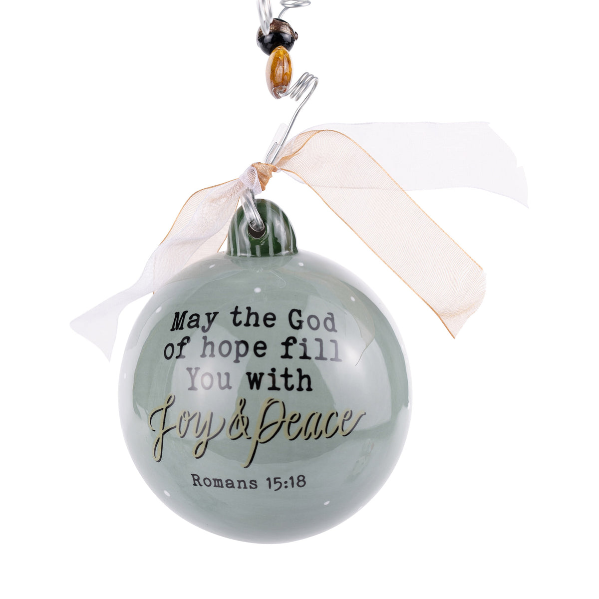 Joy and Peace Ornament