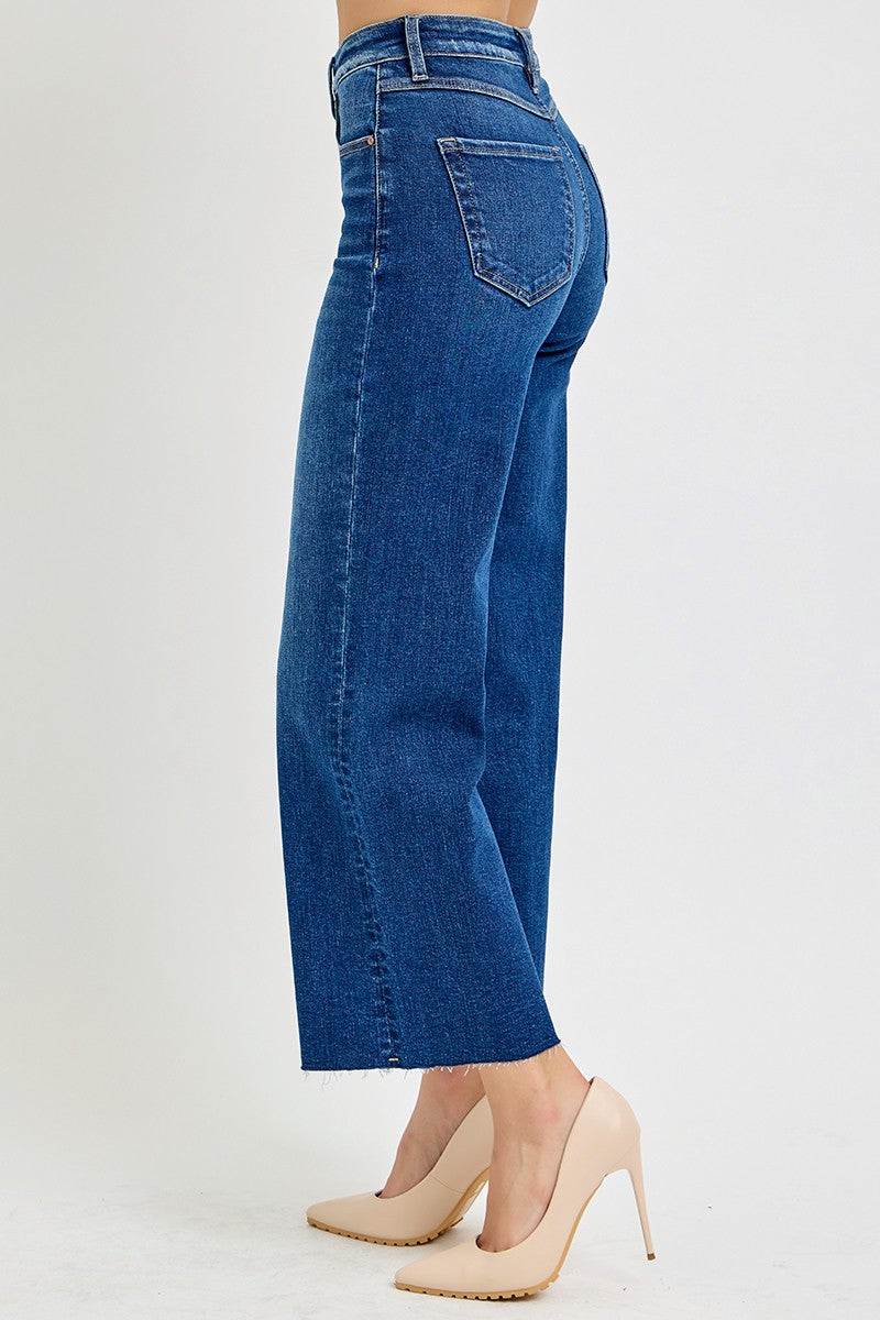 Risen High Rise Crop Jeans