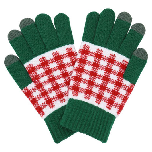 Plaid Smart Gloves
