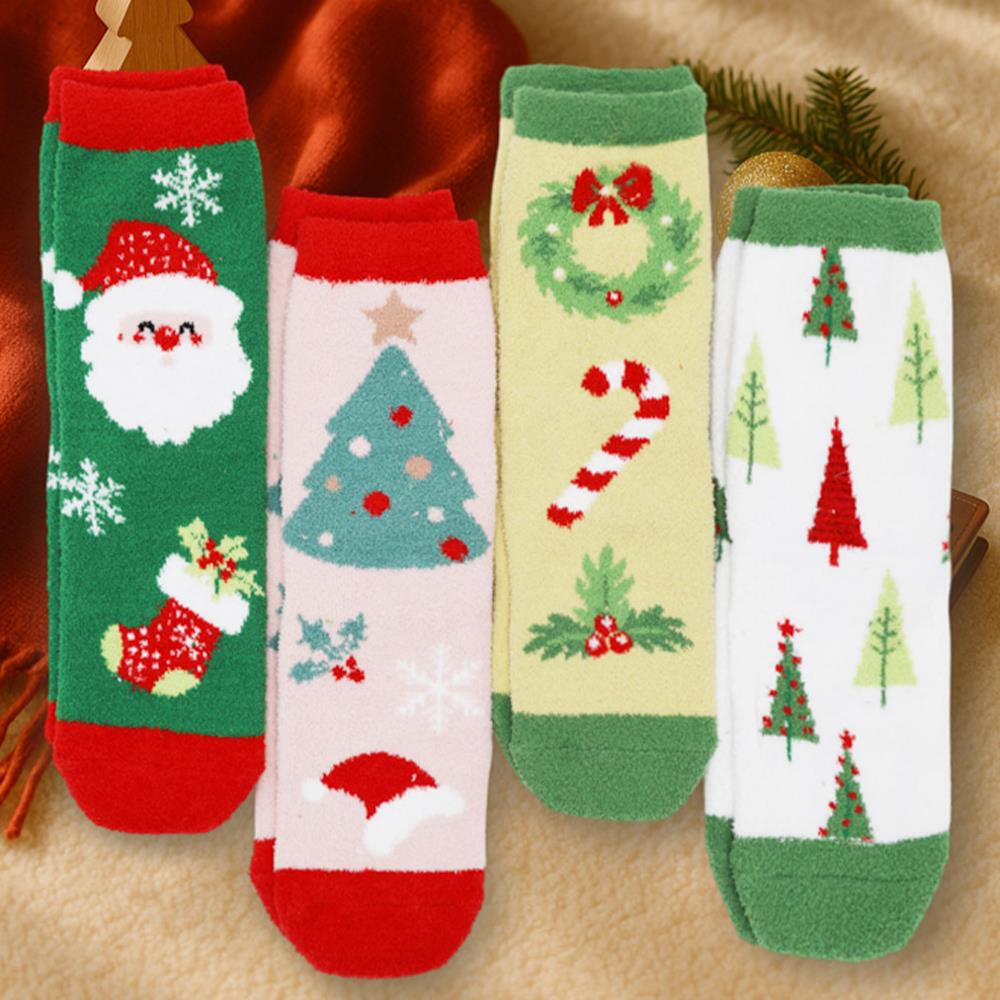 Holiday Fuzzy Socks